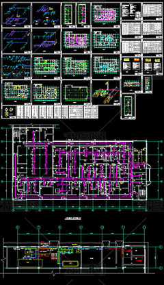 工厂CAD空调设计图